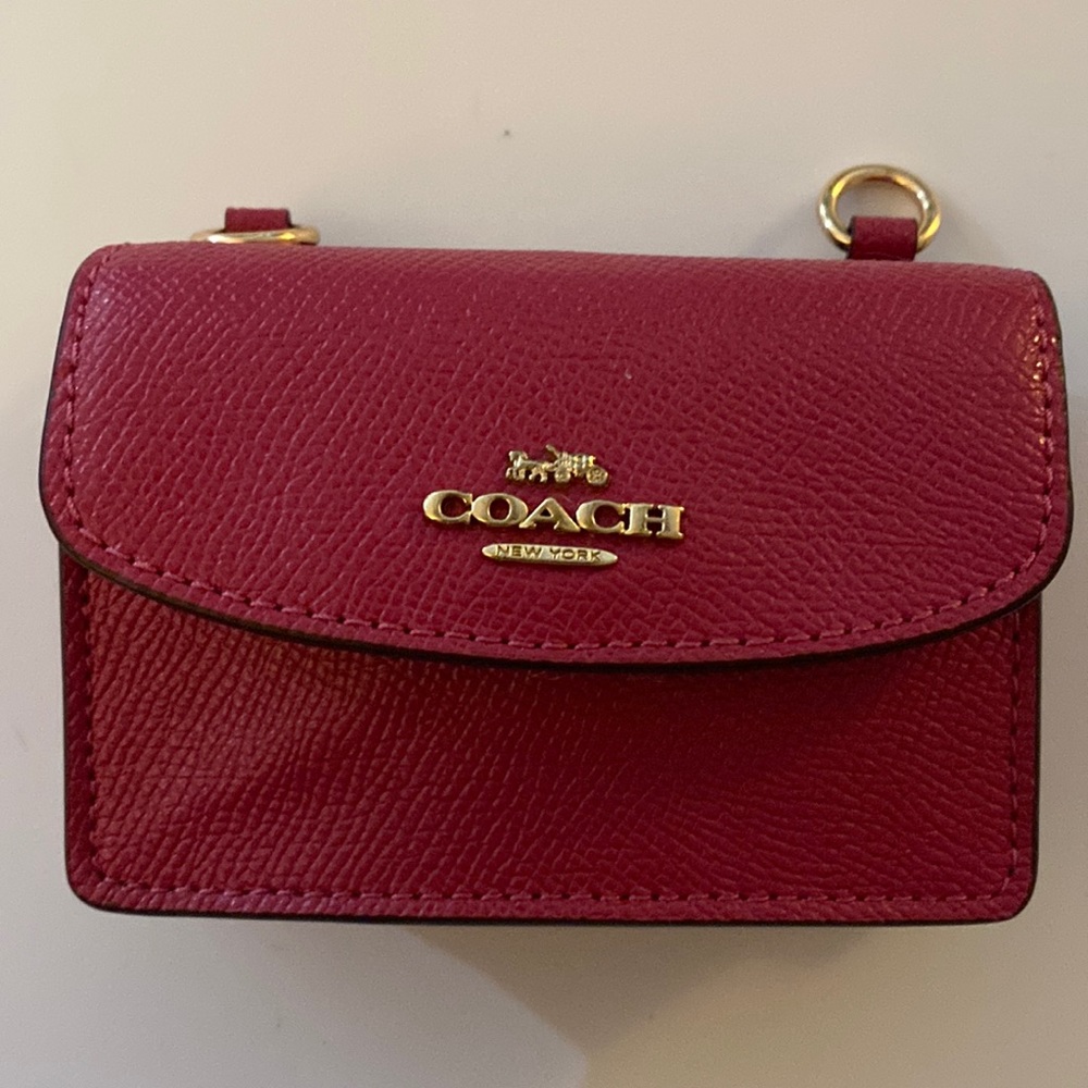 Coach fuchsia mini purse - NWOT